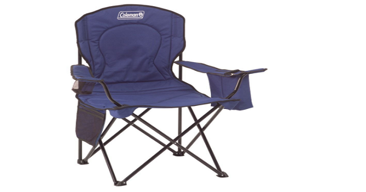 Coleman Oversized Blue Quad Chair with Cooler for Only $19.61! (Reg. $35)