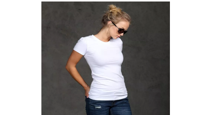 Jane: Extra Long Crew Neck Tees for Only $4.99!