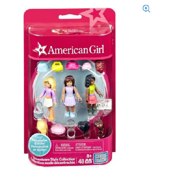 Mega Bloks American Girl Figurine Downtown Style Collection Only $6.12!