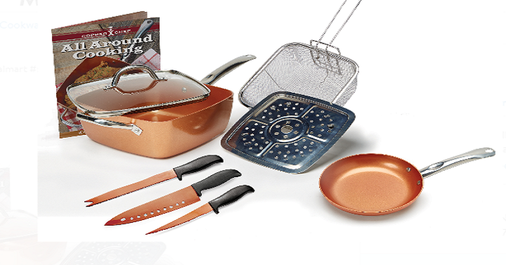 Highly Rated!! Copper Chef 9 Piece Pan Set Only $49 + Free Shipping! (Reg. $130)