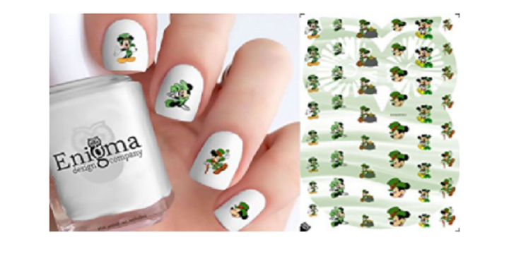 Disney Mickey & Minnie St. Patrick’s Day Nail Decals Only $4.95 Shipped!