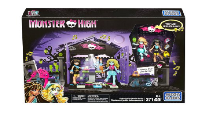 Mega Bloks Monster High Graveyard Garden Party Building Set for Just $21.97 (Reg. $40).