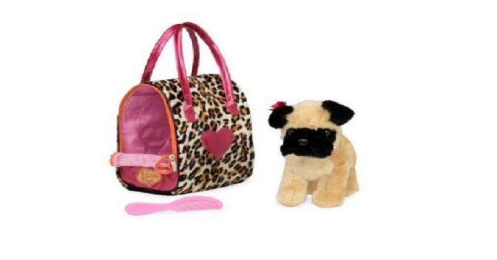 Leopard Plush Glam Bag & Pup Only $8.99!