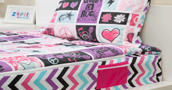 Zipit Ewart Rocker Princess 3 Piece Reversible Comforter Set (Other Sets Included as well!) Only $21.99! (Reg. $60)