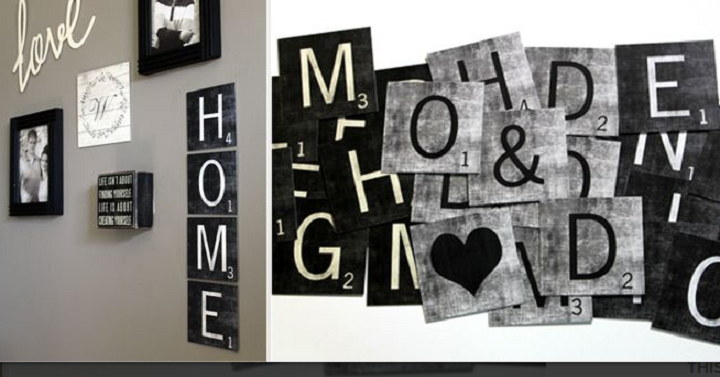 Today Only! Metal Scrabble Tiles Only $3.99!