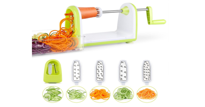 Simple Taste 5 Blade Spiralizer at Only $13.59 with code!