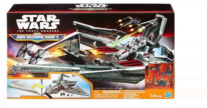 Star Wars: The Force Awakens Micro Machines First Order Star Destroyer Playset Only $8.90! (Reg. $40)