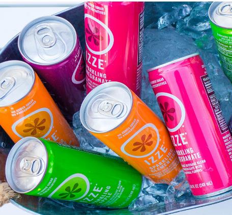 IZZE Sparkling Juice, 4 Flavor Variety Pack, 8.4 oz Cans, 24 Count – Only $11.99!