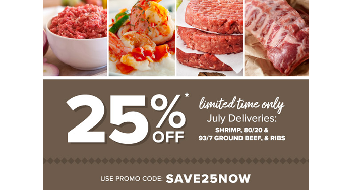 Take 25% Off Zaycon 80/20 Ground Beef, 93/7 Ground Beef, Premium Cut Meaty Back Pork Ribs, Wild Argentine Red Shrimp!