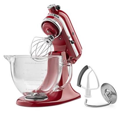 KitchenAid 5 qt. Stand Mixer with Glass Bowl & Flex Edge Beater – Only $199.99 Shipped!