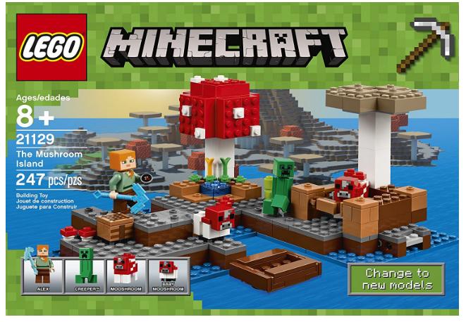 LEGO Minecraft The Mushroom Island – Only $15.99!