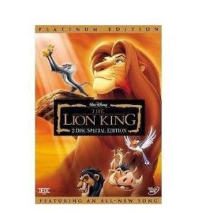 The Lion King (DVD, 2003, 2-Disc Set, Platinum Edition) $12.59!