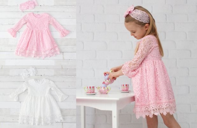 Little Girls Lace Dresses – Only $15.99!