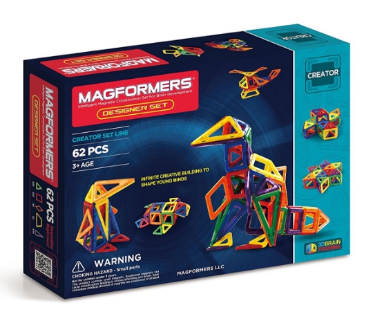 Magformers Magnetic Building Construction Set (62 Piece Designer Set) – Only $49.22 Shipped!
