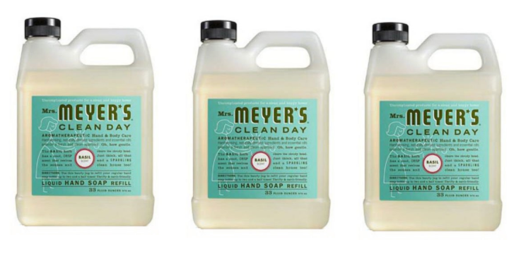 Mrs. Meyer’s Liquid Hand Soap Refill, Basil, 33 Ounce Only $5.05 Shipped!