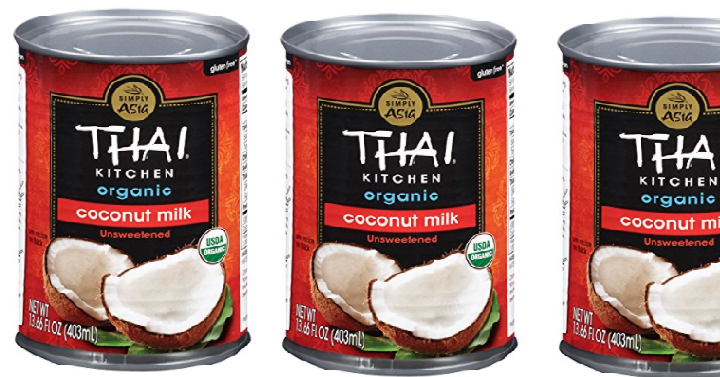 Thai Kitchen Organic Coconut Milk, 13.66 oz (Pack of 6) Only $8.84!