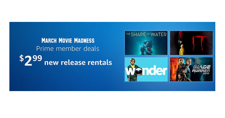 50% Off Amazon Movie Rentals! New Releases Only $2.99!