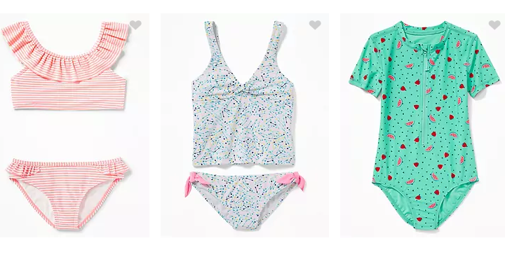 HOT! Old Navy: Swim Suits for the Whole Family 50% off! Prices Start at Only $10!