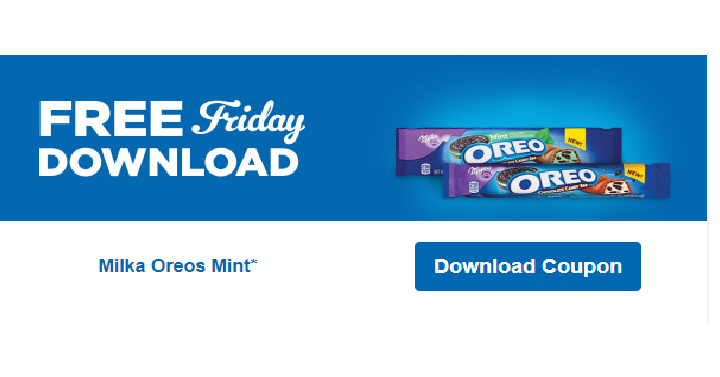 FREE Milka Oreos Mint! Download Coupon Today, March 16th Only!