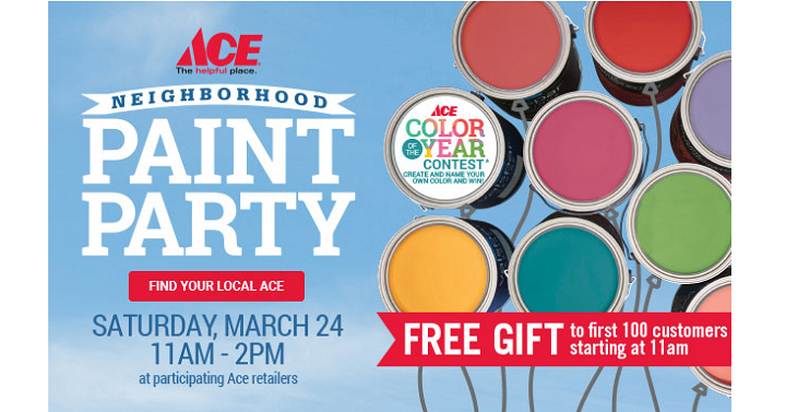Buy One Gallon of Paint Get One FREE From Ace Hardware!