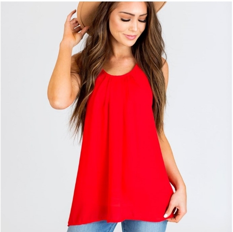 Perfect Pleated Tunic Tank – Only $13.99!
