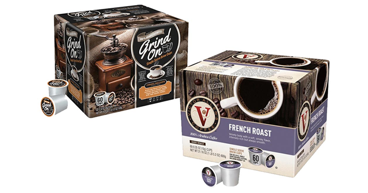 50% Off Select Victor Allen and Grind On 60-Ct. to 96-Ct. K-Cup Pods!