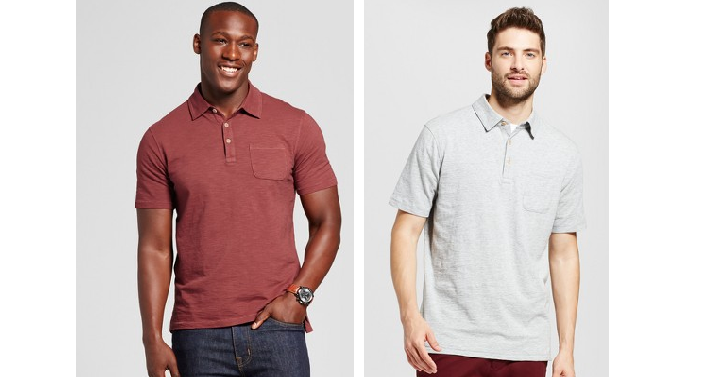 Move Fast! Men’s Short Sleeve Solid Jersey Polo Shirts Only $4.48! (Reg. $14.99)