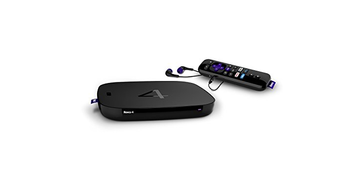 Certified Refurbished Roku 4 with 4K Ultra HD and Enchanced Voice Remote – Just $53.99!