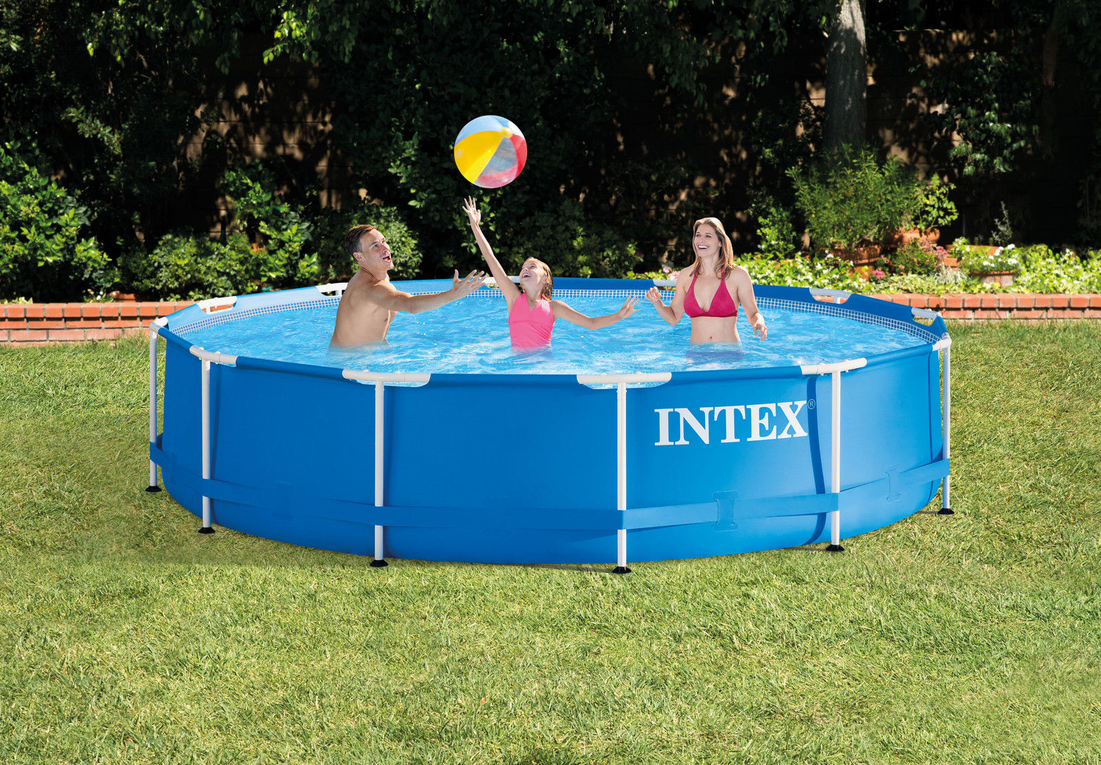 Intex 12ft X 30in Metal Frame Pool Set Only $99.99!