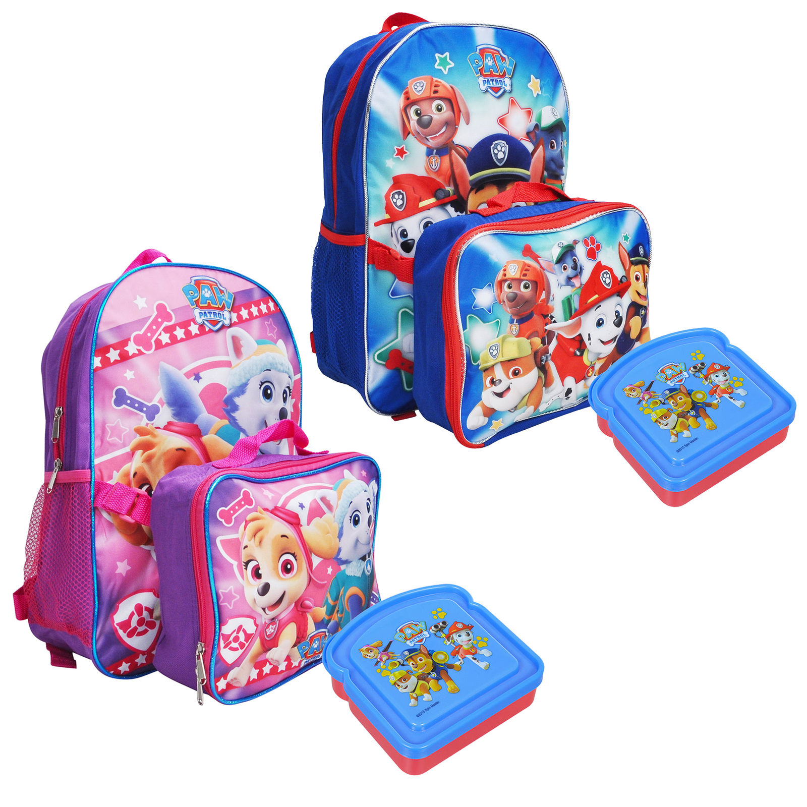 Paw Patrol Backpack, Lunch Bag, and Sandwich Container Set Just $17.99! (Boys or Girls)