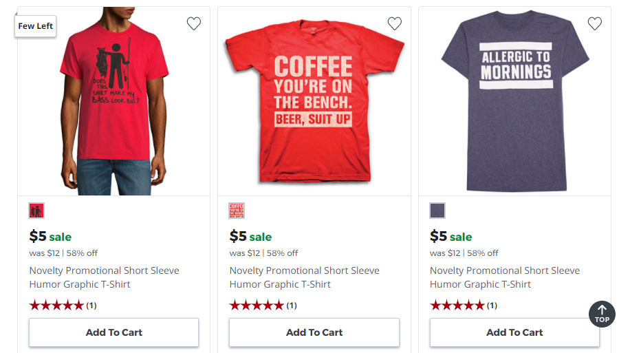 Men’s Graphic Tees Only $5! Plus Up to 30% Off!