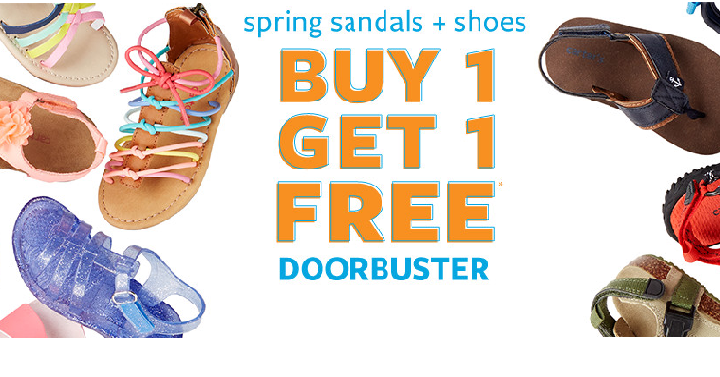 Carter’s: Buy 1 Get 1 FREE Shoes!
