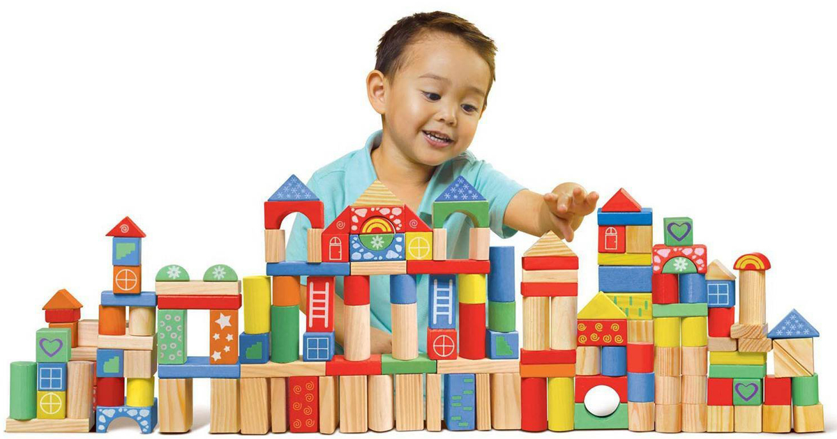 Spark Create Imagine 150-pc Wooden Block Set Only $9.84!