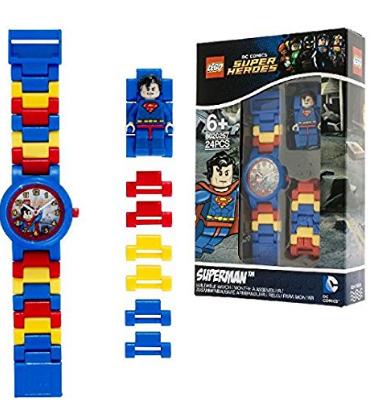 LEGO DC Comics Superman Kids Minifigure Link Buildable Watch – Only $11.99!