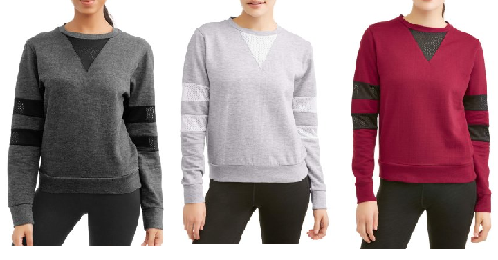 Women’s Thrill Active Fleece Pullover Sweatshirt Only $3.50! (Reg. $14)