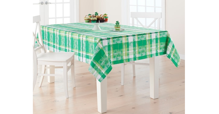 Ends today! Kohl’s 20% Off! Earn Kohl’s Cash! Stack Codes! Celebrate St. Patrick’s Day Together Shamrock Tablecloth – Just $11.19!