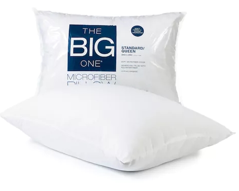 The Big One Microfiber Pillow (Standard) – Only $2.99!