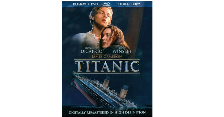 Titanic on 4 Discs Blu-ray/DVD – Just $9.99!