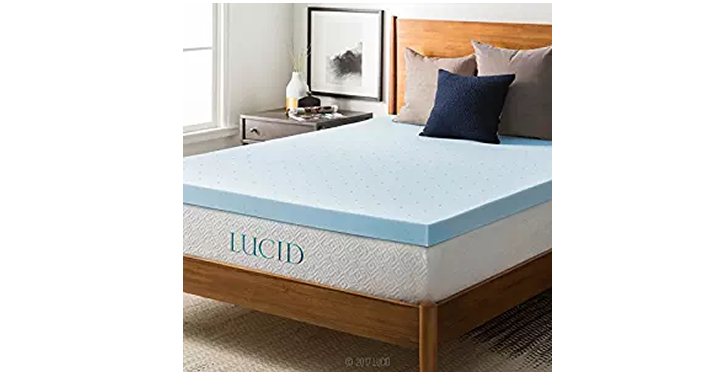 Up to 25% off Lucid Memory Foam Mattress Toppers!