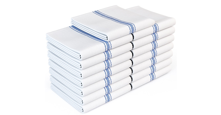 Royal Classic White Kitchen Towels, 15-Pack 100% Natural Cotton – Just $10.99!