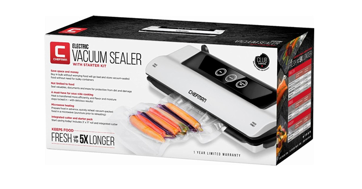Chefman Electric Vacuum Sealer – Just $39.99!