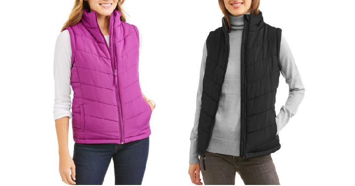 Women’s Classic Puffer Vests Only $7.50! 8 Different Colors to Choose From!