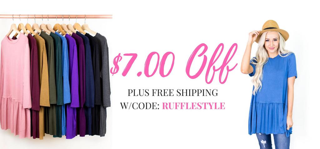 Style Steals at Cents of Style! CUTE Tunics for $7.00 Off! FREE SHIPPING!