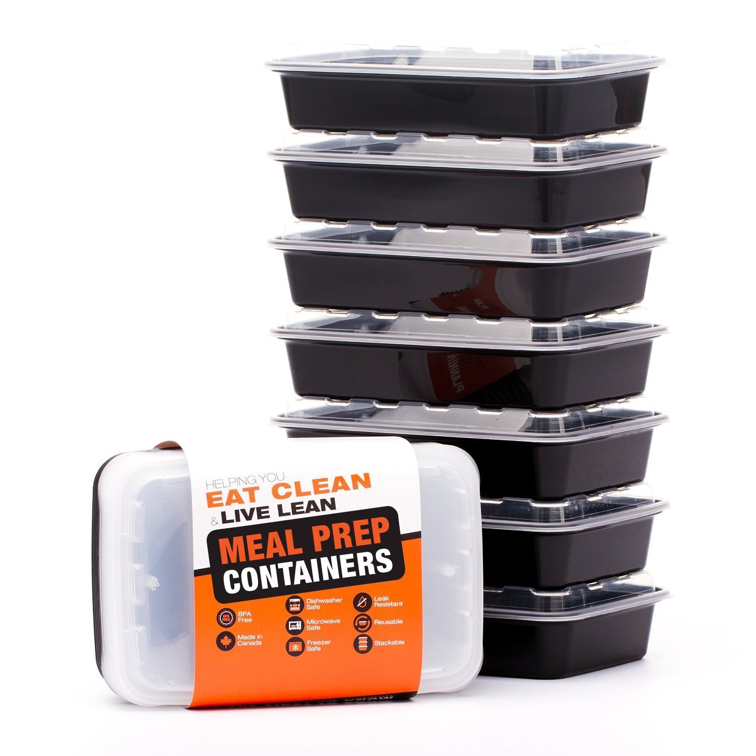 7 Pack BPA-Free Reusable Microwavable Meal Prep Containers with Lids – Just $10.99!