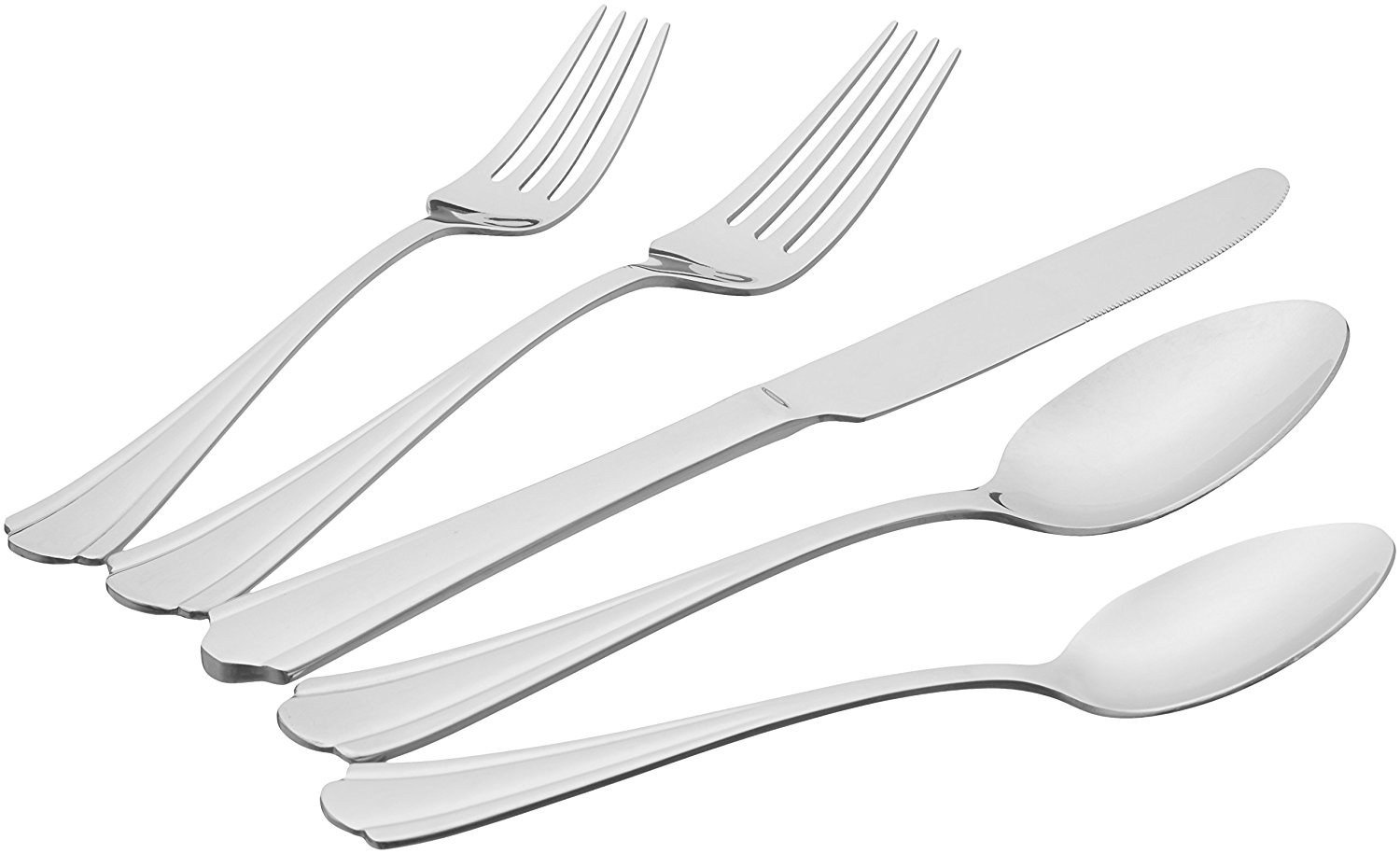 AmazonBasics 20 Piece Stainless Steel Flatware Set Only $9.15!