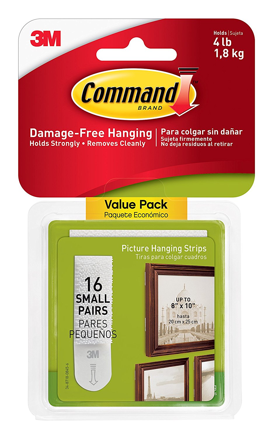 Command Picture Hanging Strips 16 Count Only $5.78!