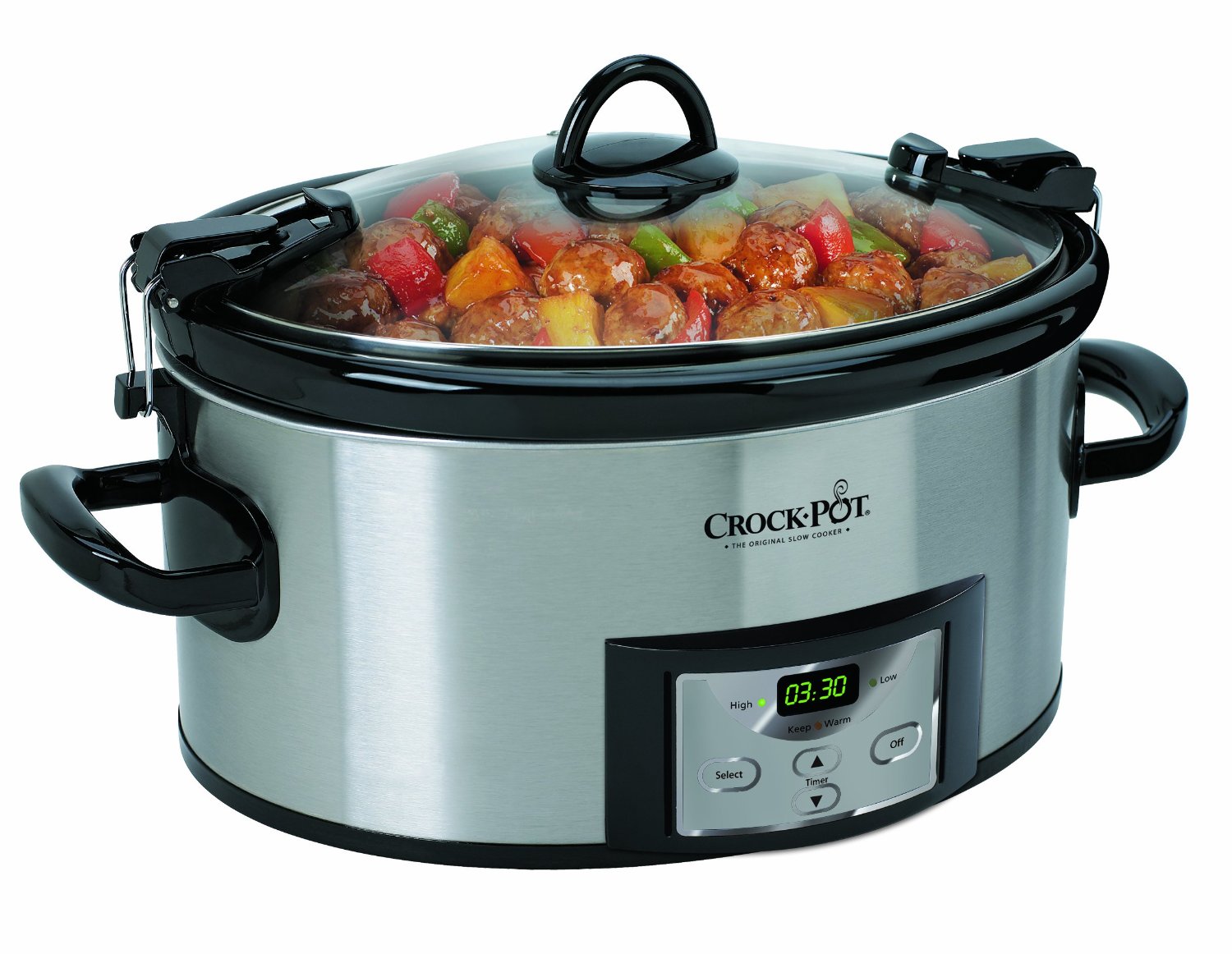 Crock-Pot 6-Quart Programmable Cook & Carry Slow Cooker with Digital Timer – Just $39.99!
