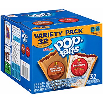Pop-Tarts Frosted Strawberry and Brown Sugar Cinnamon 32-ct Variety Pack Only $6.79!!