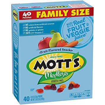Mott’s Medleys Fruit Snacks 40 Pouches Only $4.11 Shipped with $25 Purchase!