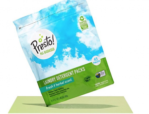 Prime Exclusive: Presto! 94% Biobased Laundry Detergent Packs 45-Count 2-Pack Just $13.99!